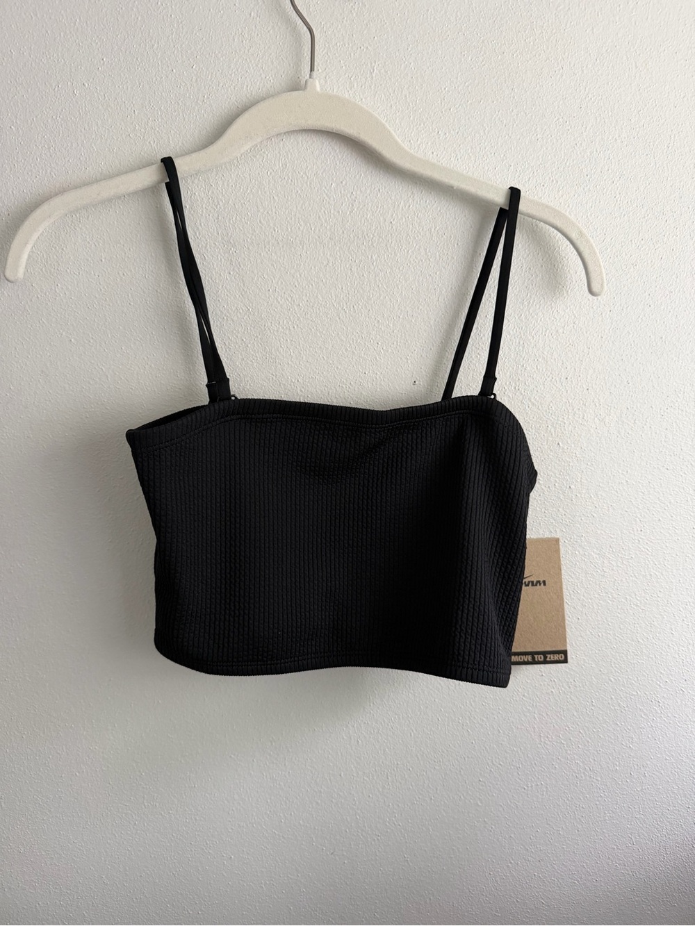 Nike Black Ribbed Swim Camisole
